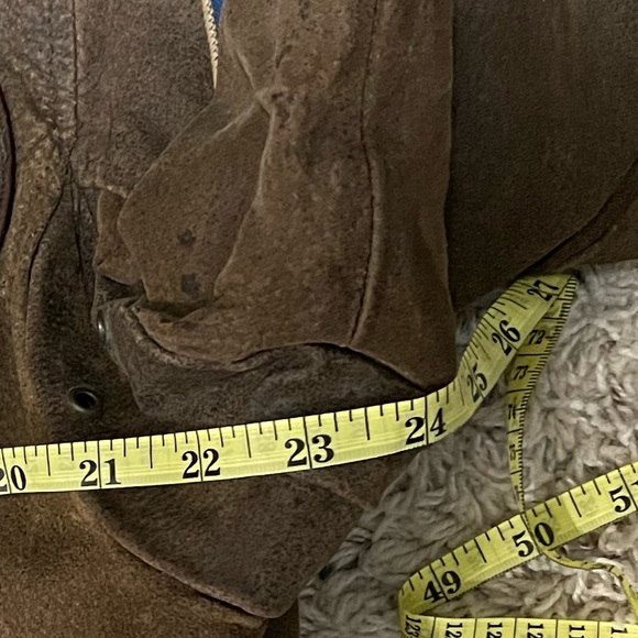 Vintage Phase 2 Men’s Bomber Jacket “100% Genuine Leather and Mapped Lining” - Picture 10 of 12